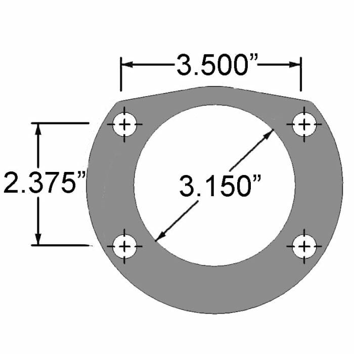 Drum Brake Kit - 11 x 2 1/2 Fits Big Ford Hsg Ends