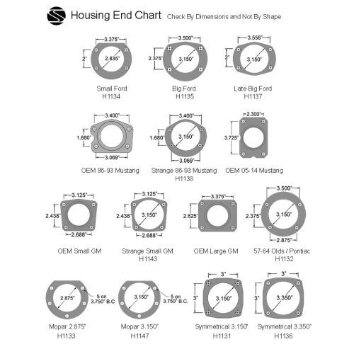 12 bolt housing / with choice of housing ends (no mounts)